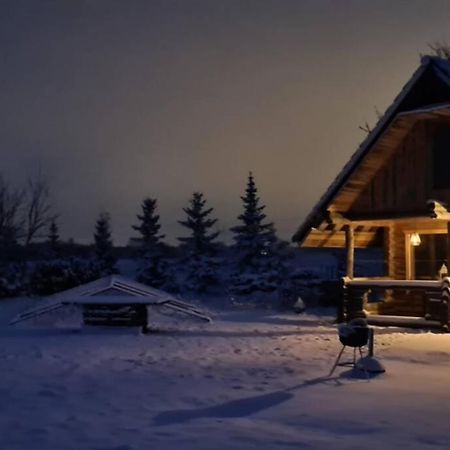 Romantic Stay At Loghouse Vaiketeemaja Uksnurme Exterior photo