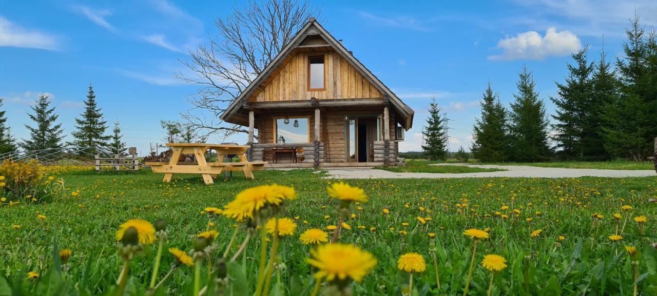 Romantic Stay At Loghouse Vaiketeemaja Uksnurme Exterior photo